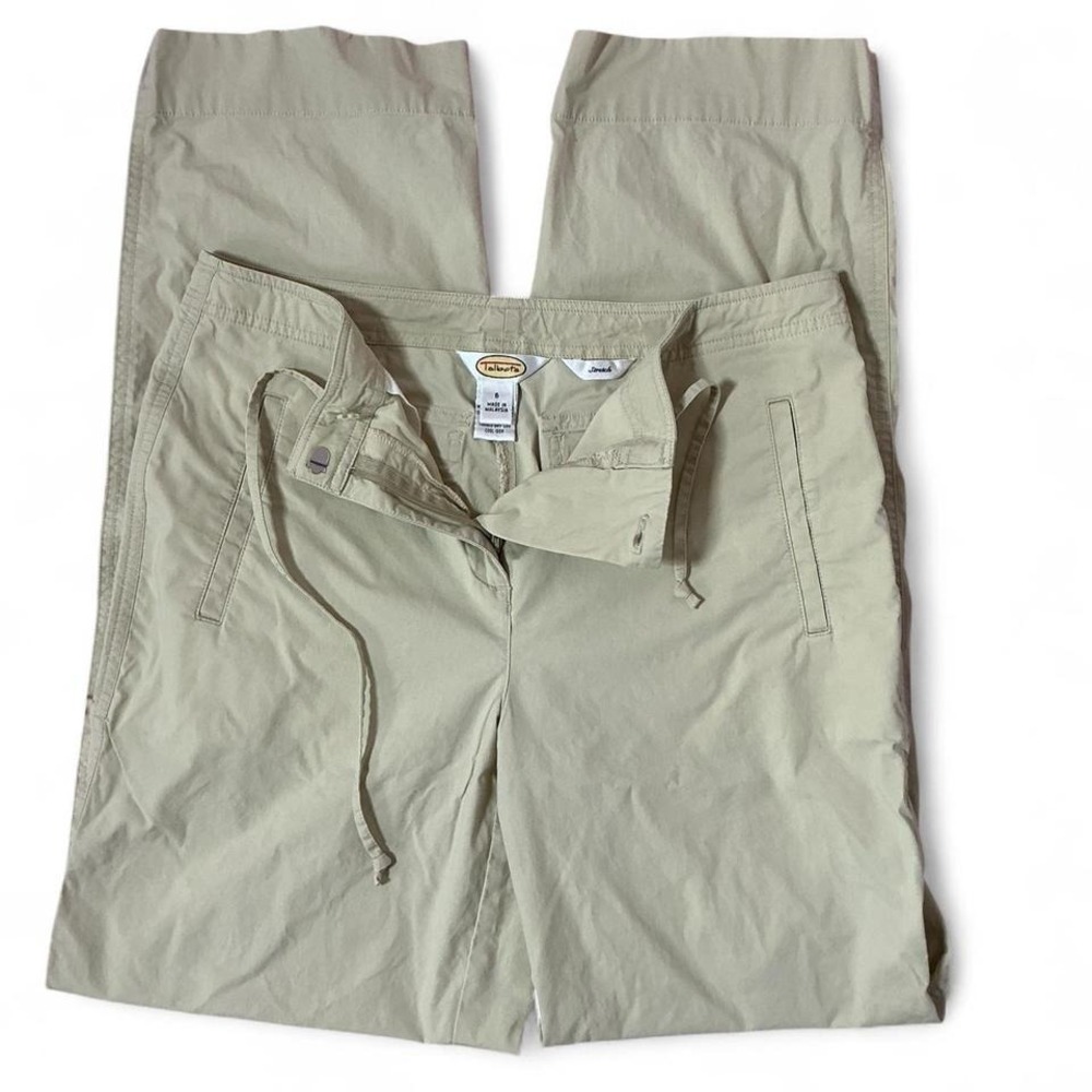 Talbots Womens Beige Stretch Casual Pants‎ Ladies Size 6